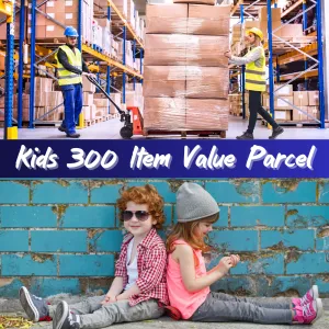 WHOLESALE KIDS VALUE CLEARANCE ALL SEASON PARCEL OF 300 ITEMS