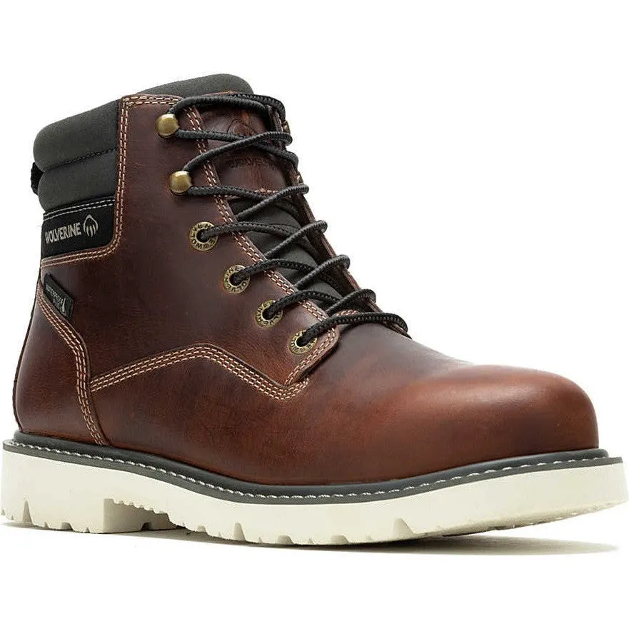 Wolverine Men's Revival 6" Soft Toe WP Work Boot - Rust - W240006