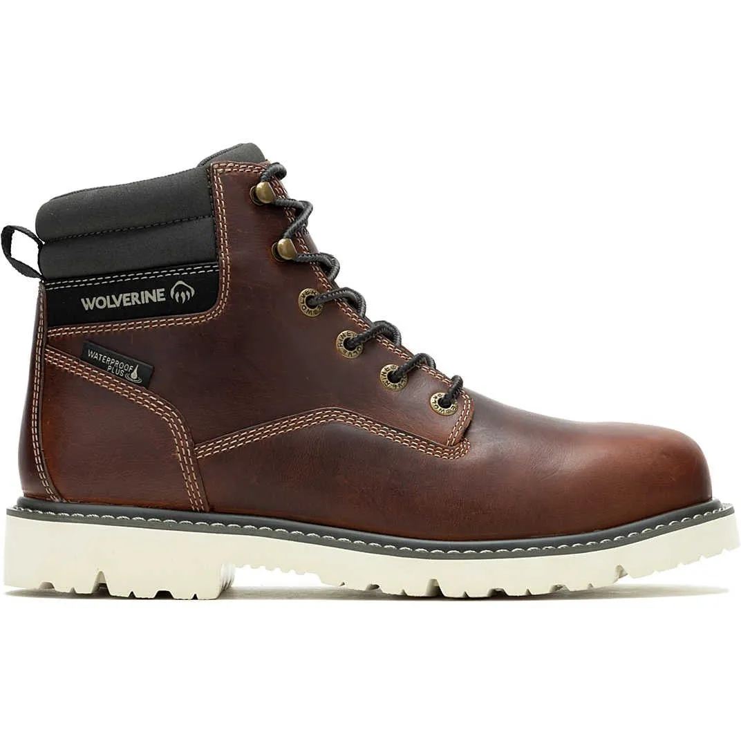 Wolverine Men's Revival 6" Soft Toe WP Work Boot - Rust - W240006