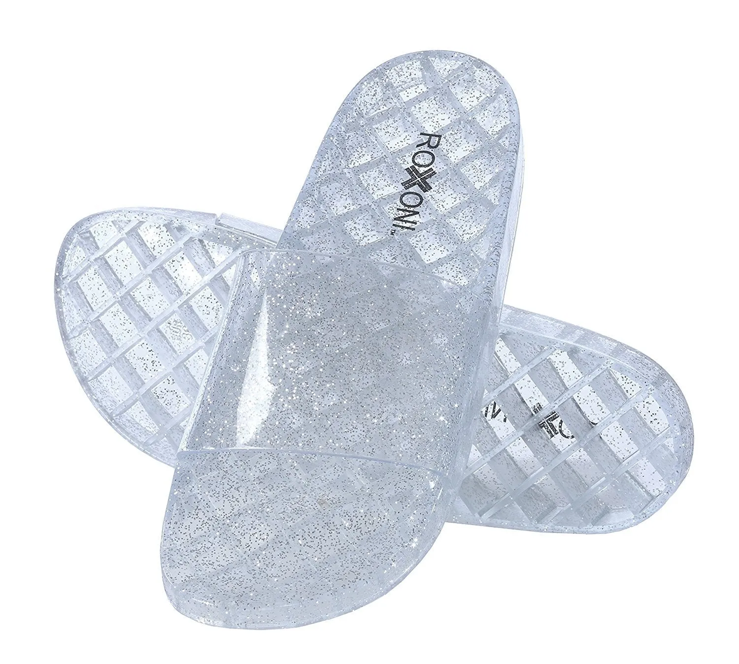 Women's Jelly Glitter Pool Slide Sandals