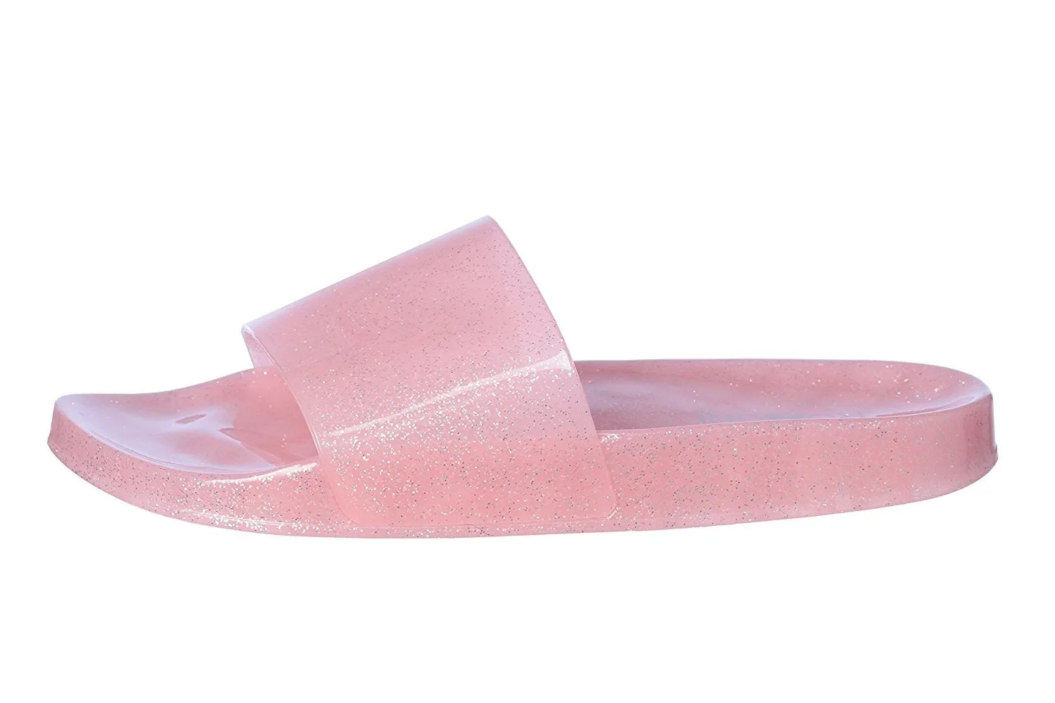 Women's Jelly Glitter Pool Slide Sandals