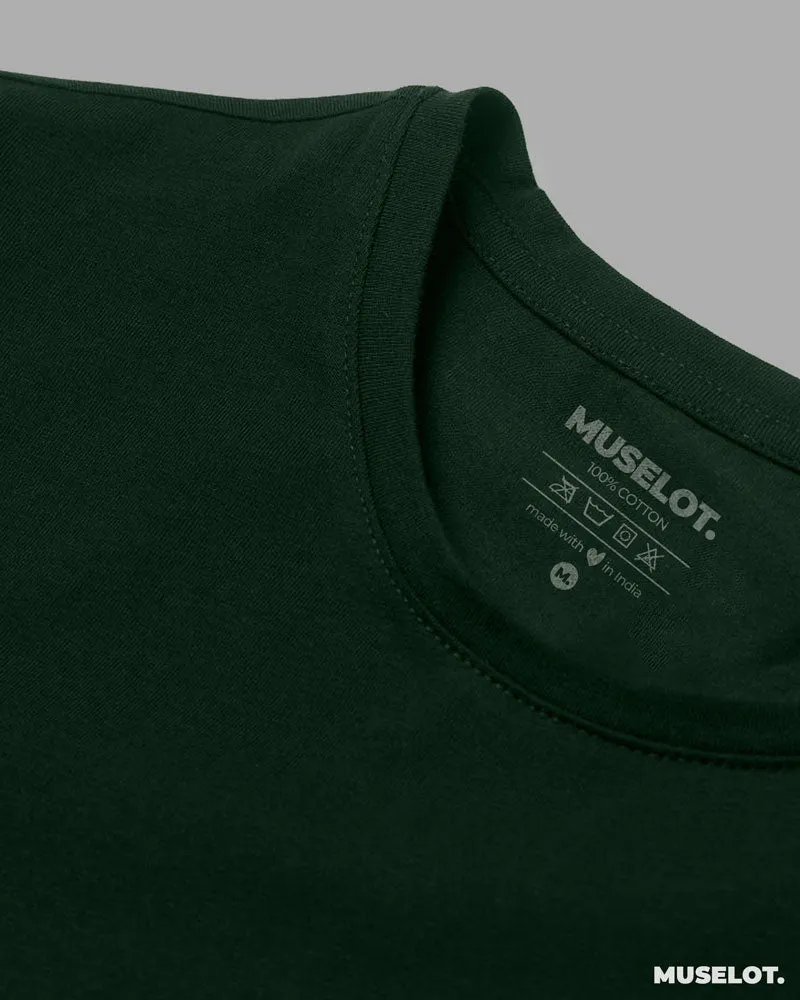 Women's plain olive green t shirt