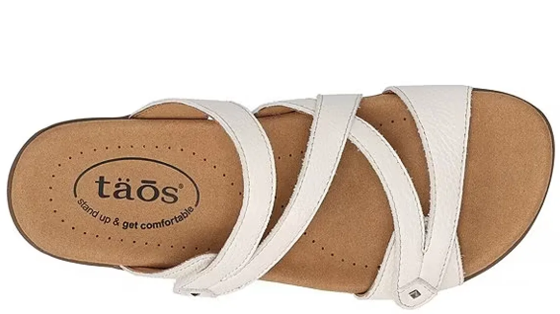 WOMEN'S TAOS DOUBLE U SANDAL | WHITE PEARL